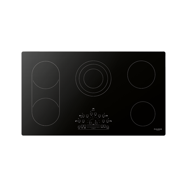 36" INDUCTION COOKTOP WITH BRUSHED ALUMINUM TRIM Fulgor Milano